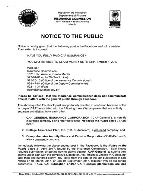 To: ALL CAP EDUCATION PLANHOLDERS .